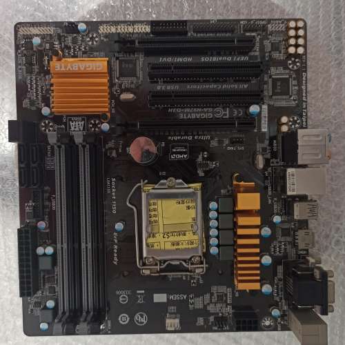 二手 GIGABYTE H97M-D3H H97 DDR3 USB3 LGA1150 MATX MB