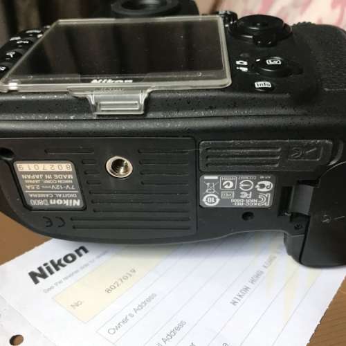 Nikon D800。 防水防塵。盒裝，配件全齊。 行貨，有黃紙保用証。3,630 萬像全片幅 ...