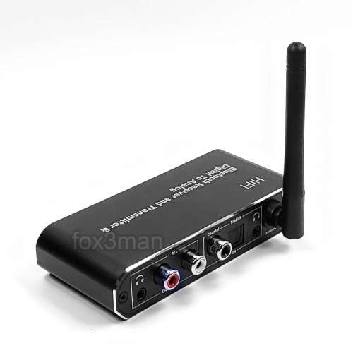 增強版藍牙雙向發射/接收器 支援光纖輸入 3.5mm輸出 15米有效 HIFI音質