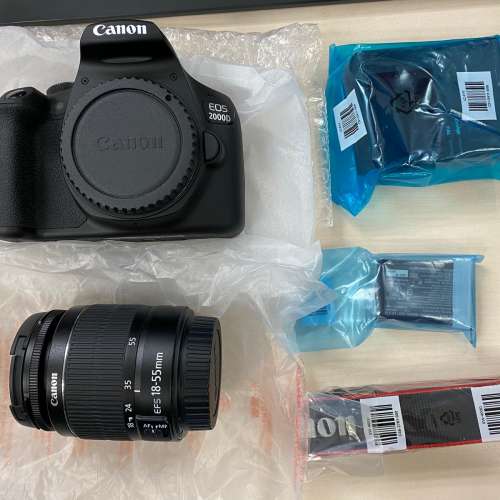 9成9新 Canon EOS 2000D Kit (18-55 DC III)