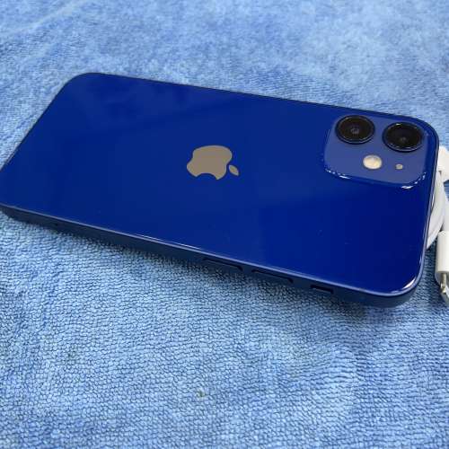 99%New iPhone 12 Mini 128GB 藍色 香港行貨 電池效能100% Apple保養至2022年4月2日...