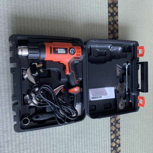 Black & Decker 可調溫熱風槍