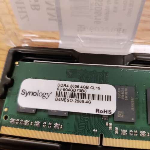 Synology 原裝4GB ramDDR 2666