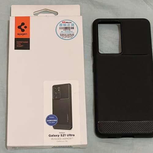 韓國原裝 Spigen Rugged Armor 電話軟殻 for Samsung Galaxy S21 Ultra