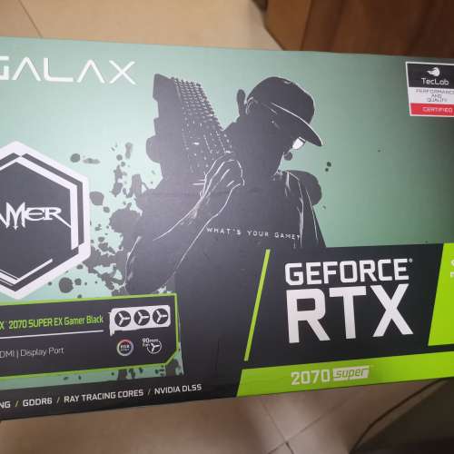 Galax GeForce RTX 2070super EX Gamer Black 三風扇