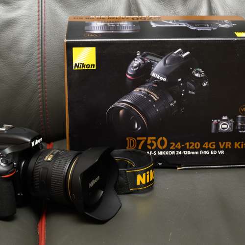 Nikon D750 + AFS 24-120 f4 套裝 行貨95%新