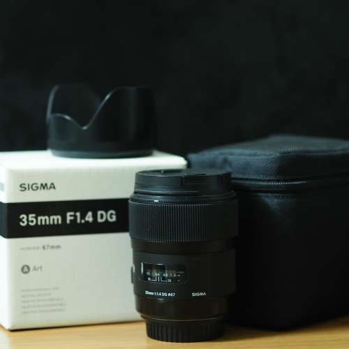 9成新 Sigma 35mm f1.4 art (canon)