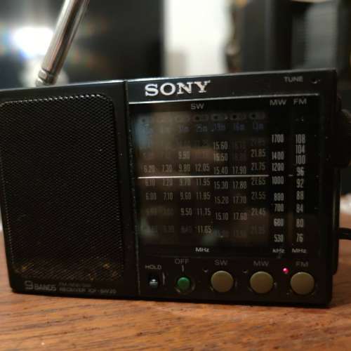 Sony Icf-sw20 9波段收音機