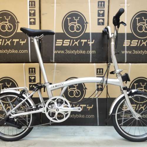 ＊附頭袋碼、貨架及助行轆＊3Sixty 6速(內3外2) 16吋 鉻鉬鋼 摺疊單車 - S6-S