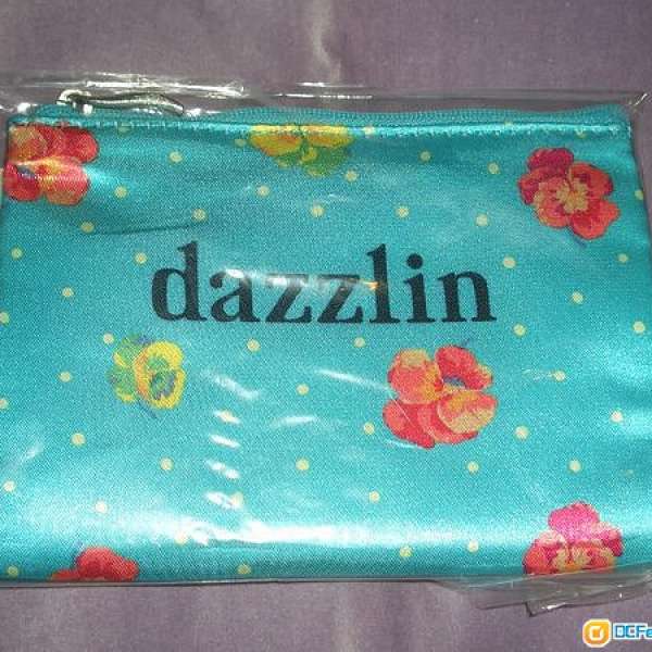 東TOUCH x DAZZLIN 別注 dot 柄印花 pouch 化妝袋 全新未用過＆未開包裝