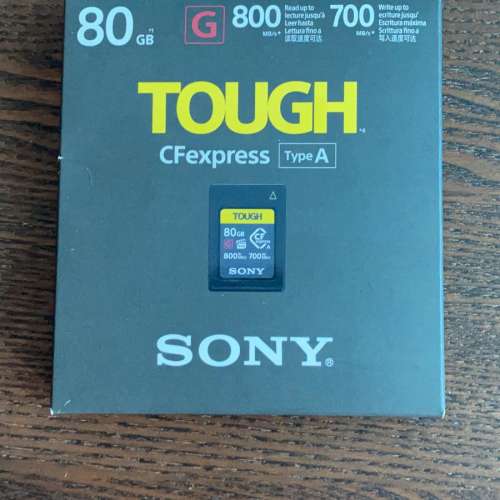 Sony TOUGH CFExpress Type A 80GB (全新)