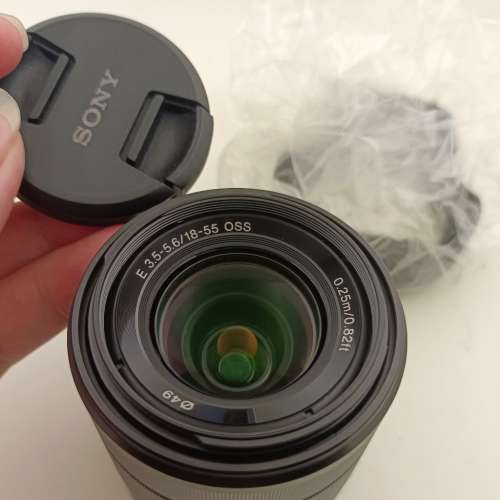 90%新 Sony e-mount 18-55mm  E 3.5-5.6 OSS lens 黑色 鏡頭