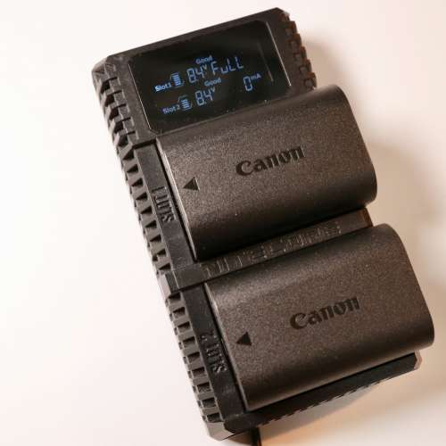 Canon LP-E6N 雙位電池充電座 - Nitecore UCN2 Pro USB