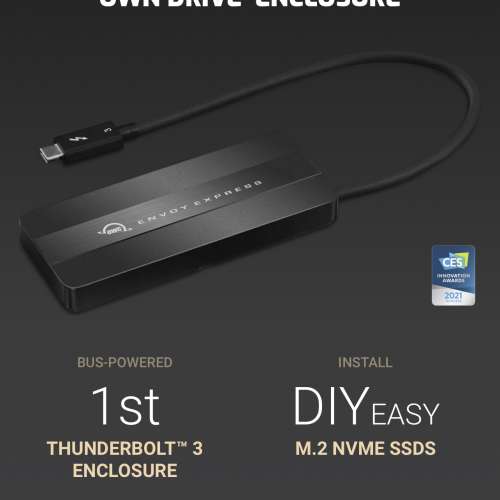 Envoy Express Envoy Enclosure OWC ENVOY EXPRESS Thunderbolt Nvme