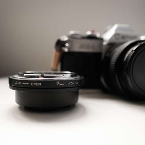 CANON AE-1 菲林相機 （連50mmf1.4,28mmf2.8,FD-FX轉接環)