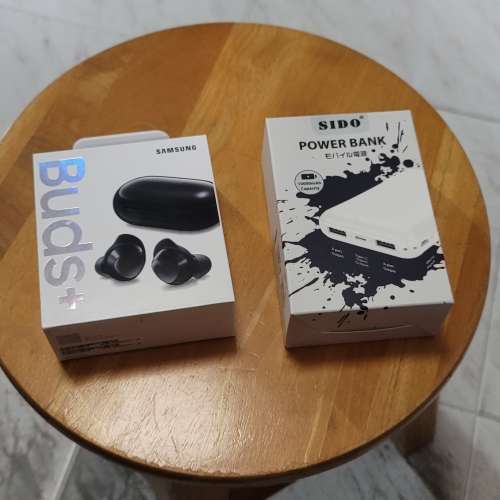 全新 Samsung Bud+ 藍牙耳機 AKG驗證 行貨未拆盒 + 全新SIDO 10000mAH 尿袋