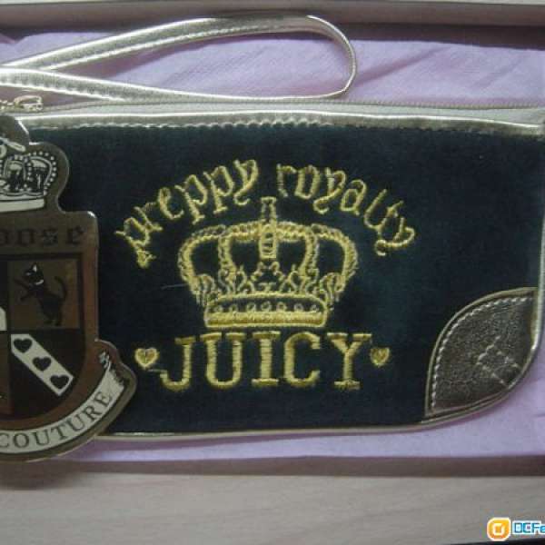 全新 JUICY COUTURE 手提包/化妝袋,只售HK$70(不議價)
