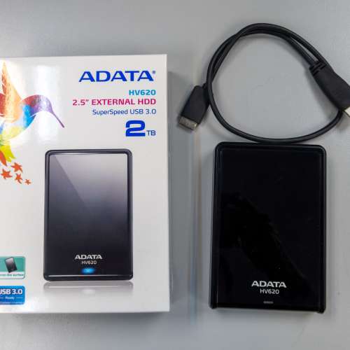 ADATA 2TB 外接式硬碟 (USB 3.0)