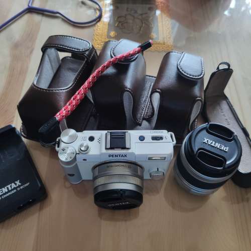 Pentax Q body with 01 & 02 lens