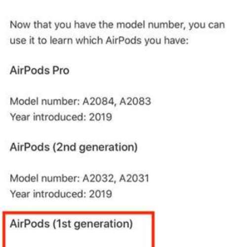 1代AirPods 原裝全新單隻 (R右耳)