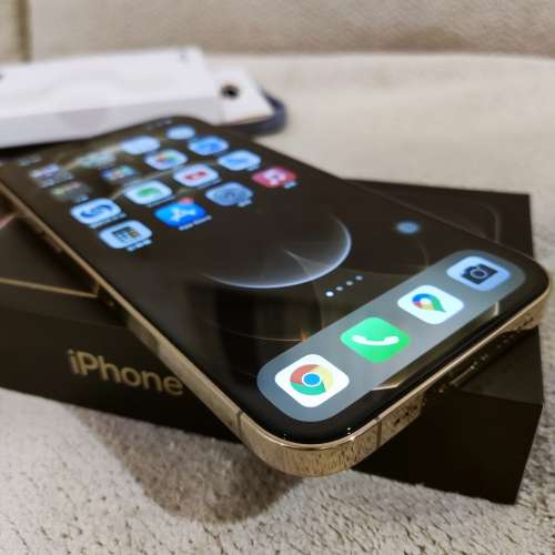 iphone 12 pro max 金色 128GB 有盒