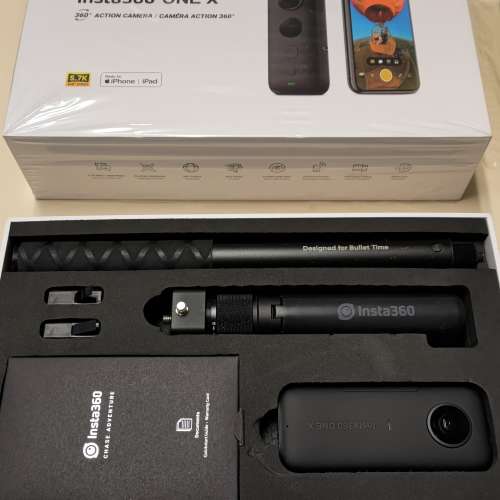 Insta360 One X + Sandisk 128gb 卡 (Go Pro max X2 hero 8 9 DJI osmo pocket RSC2