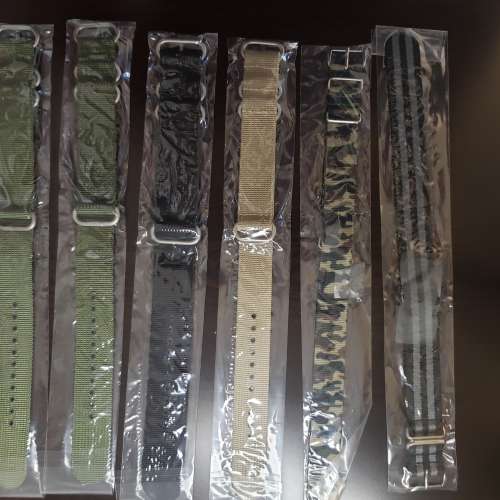大量尼龍錶帶(多種顏色)