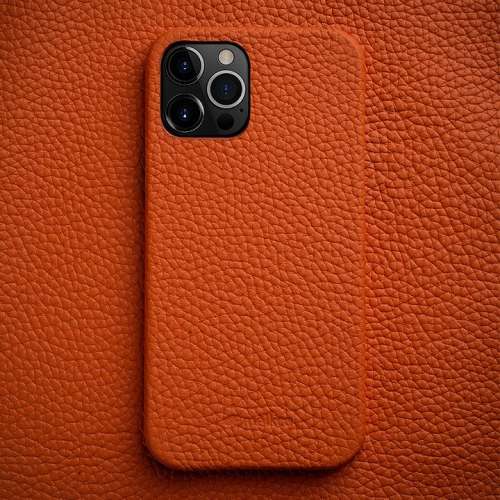 iPhone 12Pro! 德國Melkco - Back Snap Series Lai Chee Pattern Premium Leather ...