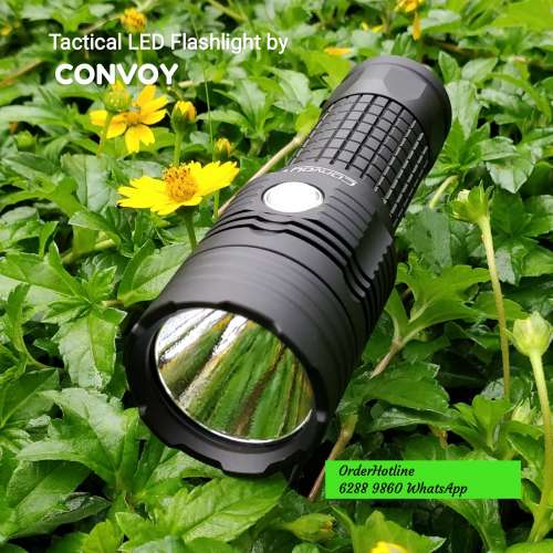 超光戰術電筒Convoy Tactical LED Flashlight. 4300流明. Type C USB直充電. 5500m...