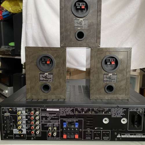 JVC SPEAKER STSTEM + KENWOOD 擴音機(有意請留whatsapp睇片)