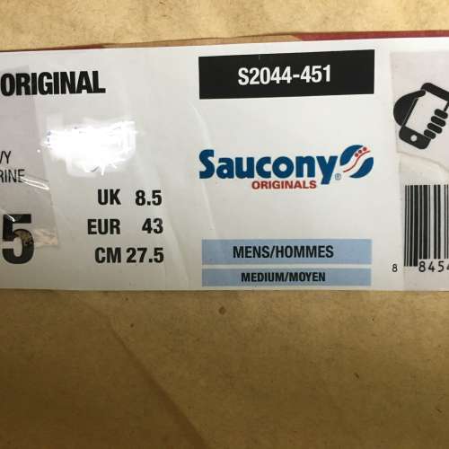 Saucony jazz original 鞋 全新