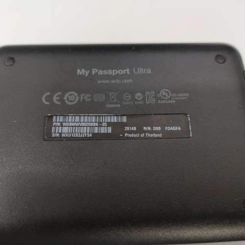 WD My Passport Ultra External Harddisk 2TB USB 3.0 外置 2.5" 硬碟