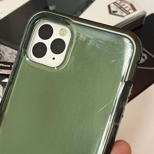 iPhone 11 Pro Max x-doria Defense Air Midnight Green Case  午夜綠軍用級防摔保...