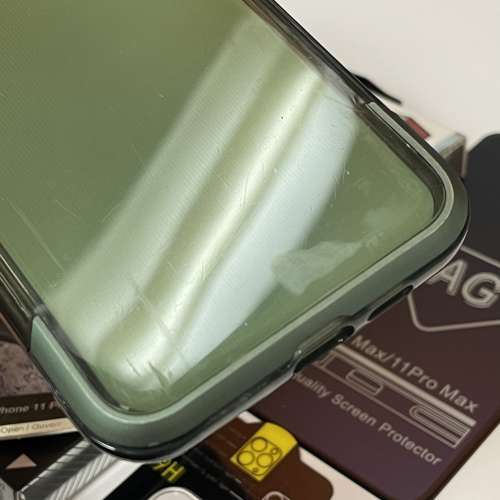iPhone 11 Pro Max x-doria Defense Air Midnight Green Case  午夜綠軍用級防摔保...