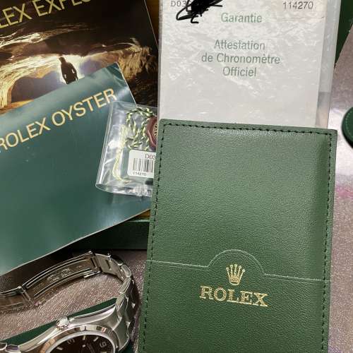 Rolex 勞力士 114270 Explorer I D頭 極新 行貨 全套齊
