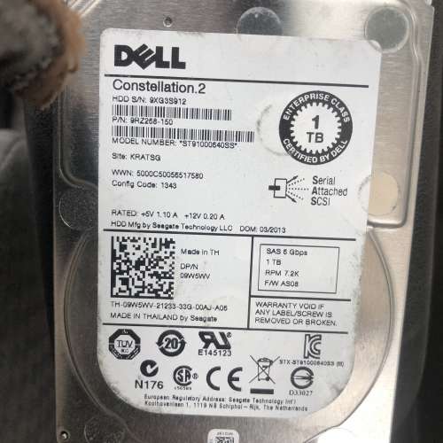 Dell 2.5" SAS 1TB RPM7200