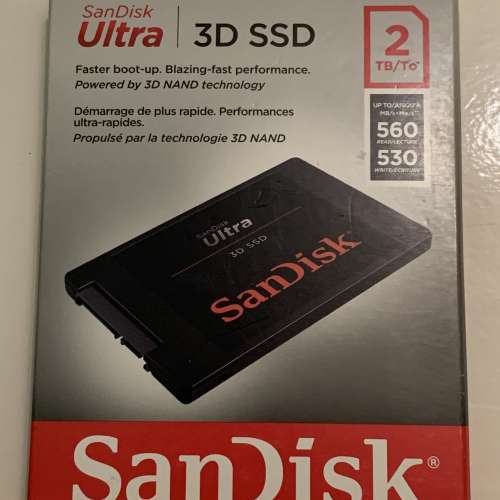 Sandisk 2.5” 2TB SSD 行貨全新未開