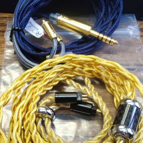 藍薔薇 單晶銅耳機升級線 + 單晶銅鍍金升級線