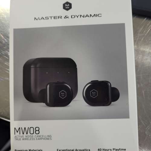 Master & dynamic mw08耳機黑色