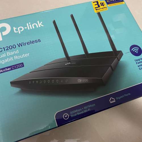 全新 未開封 TP-Link Archer C1200 - AC1200 無線雙頻Gigabit路由器