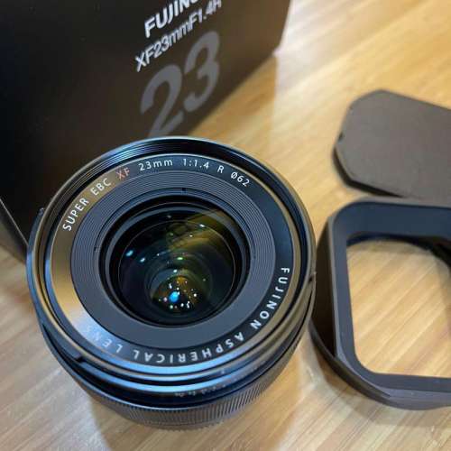 Fujifilm XF 23mm f1.4 連正方遮光罩 hood 35mm