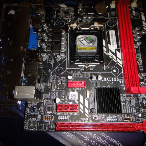 Intel mini-ITX 17x19cm B75晶片主版 ((送正版Window10Pro )) Socket 1155