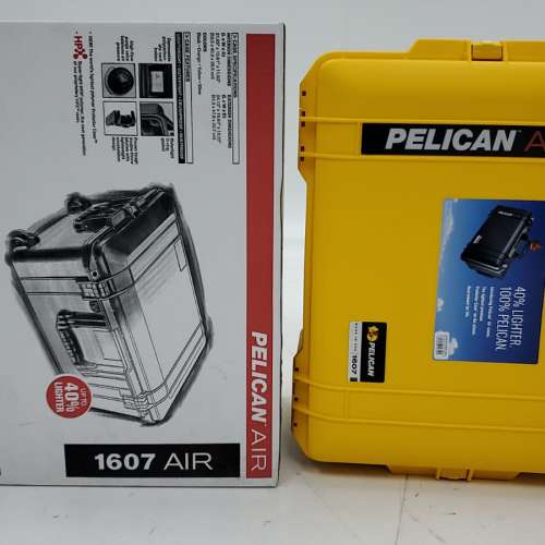 極罕近乎全新 Pelican Air 1607WD 大型攝影器材安全箱連軟墊間隔