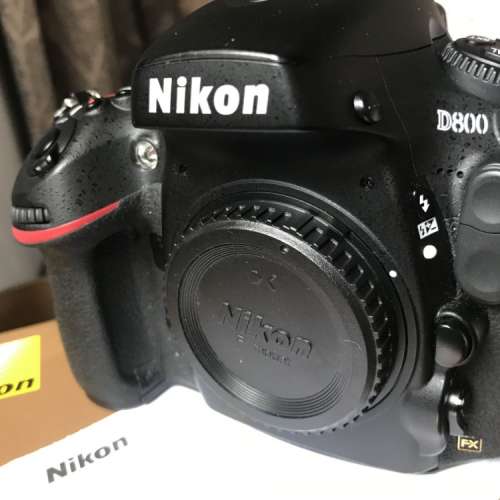 Nikon D800。 防水防塵。盒裝，配件全齊。 行貨，有黃紙保用証。3,630 萬像全片幅 ...