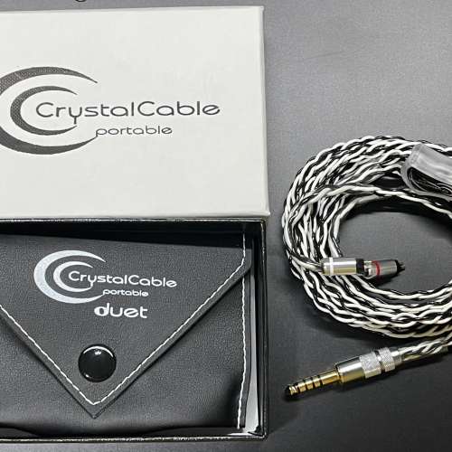 Crystal cable double duet 0.78 CM 4.4 99%new 有單有盒有保