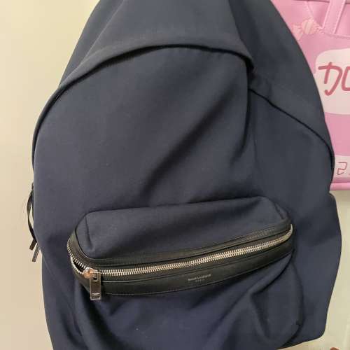 Ysl blue backpack , recycle price $1880 100% real 80%new
