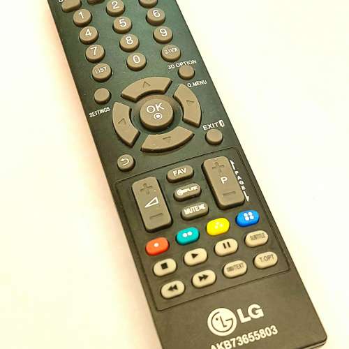 原裝 LG 電視機搖控 TV Remote Control 85% new 型號：AKB73655803