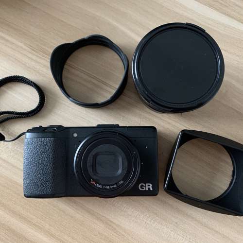 Ricoh GRII GR2 連 GW3 21mm廣角鏡 遮光罩 全套