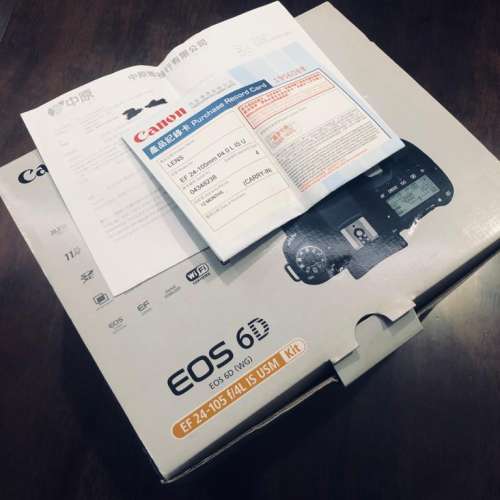 Canon EOS 6D + EF 24-105 f/4L IS USM Kit Set 行貨