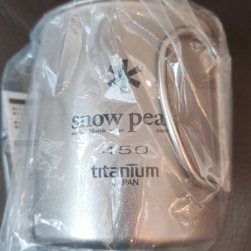 舊Logo Snow Peak 450ml Titanium Single Wall Mug 單層鈦杯 Cup MG-143 全新有牌